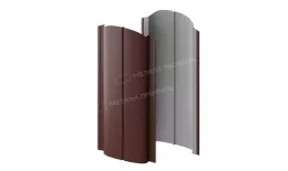 Штакетник металлический МЕТАЛЛ ПРОФИЛЬ ELLIPSE-O 19х126 (ПЭ-01-RR32-0.45) купить в екатеринбурге