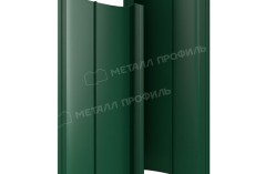 Штакетник металлический МЕТАЛЛ ПРОФИЛЬ ELLIPSE-T 19х126 (ПЭД-01-6005\6005-0.45) купить 