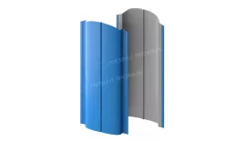 Штакетник металлический МЕТАЛЛ ПРОФИЛЬ ELLIPSE-T 19х126 NormanMP (ПЭ-01-5015-0.5) купить в екатеринбурге