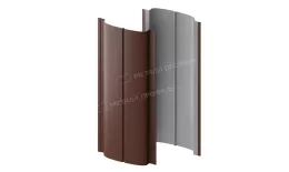 Штакетник металлический МЕТАЛЛ ПРОФИЛЬ ELLIPSE-T 19х126 NormanMP (ПЭ-01-8017-0.5) купить в екатеринбурге