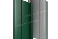 Штакетник металлический МЕТАЛЛ ПРОФИЛЬ ELLIPSE-O 19х126 NormanMP (ПЭ-01-6005-0.5) купить 