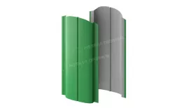 Штакетник металлический МЕТАЛЛ ПРОФИЛЬ ELLIPSE-O 19х126 NormanMP (ПЭ-01-6002-0.5) купить в екатеринбурге