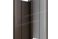 Штакетник металлический МЕТАЛЛ ПРОФИЛЬ ELLIPSE-T 19х126 (VALORI-20-Brown-0.5) купить 