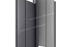 Штакетник металлический МЕТАЛЛ ПРОФИЛЬ ELLIPSE-O 19х126 (VALORI-20-Grey-0.5) купить 