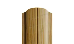 Штакетник металлический МЕТАЛЛ ПРОФИЛЬ LАNE-O 16,5х99 (ECOSTEEL_T-01-Персик. Дерево-0.5) купить в екатеринбурге