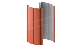 Штакетник металлический МЕТАЛЛ ПРОФИЛЬ ELLIPSE-T 19х126 (PURETAN-20-RR750-0.5) купить в екатеринбурге