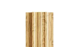 Штакетник металлический МЕТАЛЛ ПРОФИЛЬ TRAPEZE-T 16,5х118 (ECOSTEEL-01-Сосна-0.5) купить в екатеринбурге