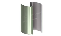 Штакетник металлический МЕТАЛЛ ПРОФИЛЬ ELLIPSE-T 19х126 (PURMAN-20-Tourmalin-0.5) купить в екатеринбурге