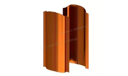 Штакетник металлический МЕТАЛЛ ПРОФИЛЬ ELLIPSE-O 19х126 (AGNETA-03-Copper\Copper-0.5) купить в екатеринбурге