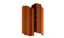 Штакетник металлический МЕТАЛЛ ПРОФИЛЬ TRAPEZE-O 16,5х118 (AGNETA-03-Copper\Copper-0.5) купить в екатеринбурге