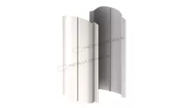 Штакетник металлический МЕТАЛЛ ПРОФИЛЬ ELLIPSE-O 19х126 (PURMAN-20-9010-0.5) купить в екатеринбурге