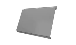 Вертикаль 0,2 classic 0,5 Satin с пленкой RAL 9006 бело-алюминиевый купить в екатеринбурге