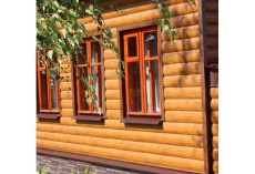 Блок-хаус new Grand Line 0,45 Print Elite с пленкой Chestnut Wood купить 