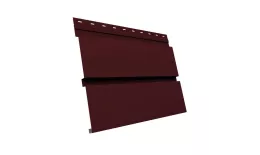 Квадро брус 3D 0,5 Satin с пленкой RAL 3005 красное вино купить в екатеринбурге