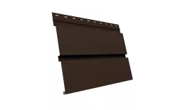 Квадро брус 3D 0,5 Satin с пленкой RAL 8017 шоколад купить в екатеринбурге