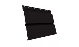 Квадро брус 3D 0,5 Satin с пленкой RAL 9005 черный купить в екатеринбурге