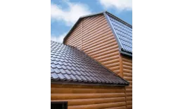 Сайдинг Блок-хаус 0,390 0,5 Satin RAL 6005 зеленый мох купить в екатеринбурге