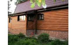 Сайдинг Блок-хаус 0,390 Grand Line 0,45 PE RAL 3003 рубиново-красный купить в екатеринбурге