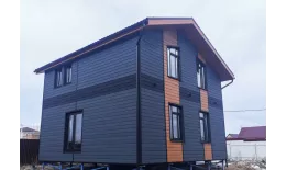 ЭкоБрус 0,345 Grand Line 0,5 Rooftop Бархат с пленкой RAL 9005 черный купить в екатеринбурге