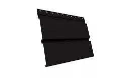 Квадро брус 3D 0,5 Satin Matt с пленкой RAL 9005 черный купить в екатеринбурге