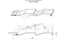 Сайдинг МЕТАЛЛ ПРОФИЛЬ СК-14х226 (ECOSTEEL_T-12-Золотой Орех-0.45) купить 