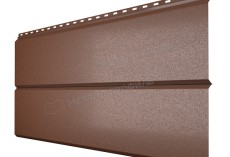 Сайдинг МЕТАЛЛ ПРОФИЛЬ Lбрус-XL-14х335 (VALORI-20-Brown-0.5) купить 