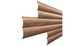 Сайдинг МЕТАЛЛ ПРОФИЛЬ Woodstock-Т-28х330 (ECOSTEEL_T-01-Кедр-0.5) купить в екатеринбурге