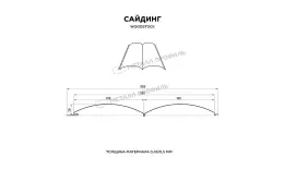 Сайдинг МЕТАЛЛ ПРОФИЛЬ Woodstock-Т-28х330 (ECOSTEEL_T-01-Кедр-0.5) купить в екатеринбурге
