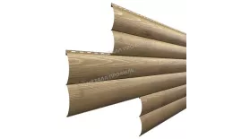 Сайдинг МЕТАЛЛ ПРОФИЛЬ Woodstock-Н-28х330 (ECOSTEEL_T-01-Сосна-0.5) купить в екатеринбурге