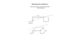 Крепежный профиль шляпный 50х20х3000 порошковая окраска (ОЦ-01-БЦ-0.9) купить в екатеринбурге