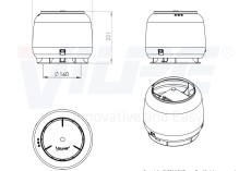 Колпак для трубы d160 черный купить 