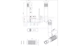 Дефлектор цокольный Ross 160/170 серый купить в екатеринбурге