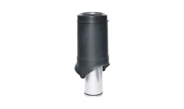 Выход вентиляции Krovent Pipe-VT 125 is черный