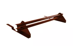 Снегозадержатель трубчатый для композитной черепицы RAL 3009 (3м) купить в екатеринбурге