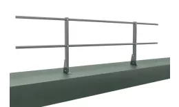 Ограждение кровельное д/парапета на плоскую кровлю RAL 7004 (2,0х0,6м) купить в екатеринбурге