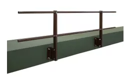 Ограждение кровельное для парапета с боковым креплением RAL 8017 (2,0х0,9м)ОЦ купить в екатеринбурге