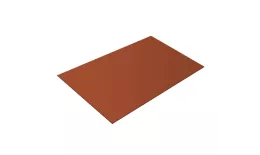 Плоский лист 0,45 Drap с пленкой RAL 8004 терракота купить в екатеринбурге