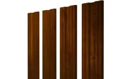 Штакетник Twin с прямым резом 0,45 Print Premium Golden Wood Intense FTC купить в екатеринбурге