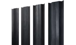 Штакетник М-образный В с прямым резом 0,45 Print Premium Grey Wood TwinColor купить в екатеринбурге