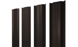 Штакетник М-образный В с прямым резом 0,5 Velur X RR 32 темно-коричневый купить в екатеринбурге