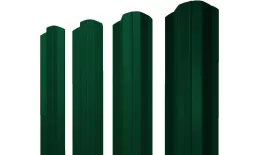 Штакетник М-образный В фигурный 0,5 Satin Matt TX RAL 6005 зеленый мох купить в екатеринбурге