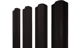 Штакетник М-образный В фигурный 0,5 Satin Matt TX RAL 9005 черный купить в екатеринбурге