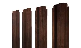 Штакетник П-образный В фигурный 0,45 Print Premium Cherry Wood Dark FTC купить в екатеринбурге