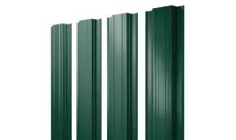 Штакетник Прямоугольный с прямым резом 0,5 Satin Matt TX RAL 6005 зеленый мох купить в екатеринбурге