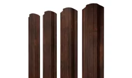 Штакетник Прямоугольный фигурный 0,45 Print-Double Premium Cherry Wood Dark F купить в екатеринбурге