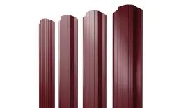 Штакетник Прямоугольный фигурный 0,45 Drap TR RAL 3005 красное вино купить в екатеринбурге