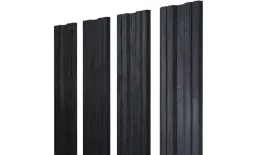 Штакетник Twin с прямым резом 0,45 Print Premium Grey Wood TwinColor купить в екатеринбурге