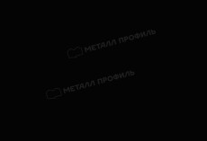 Штакетник металлический МЕТАЛЛ ПРОФИЛЬ М-111-О (ПЭ-01-9005-0.45) купить 