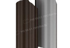 Штакетник металлический МЕТАЛЛ ПРОФИЛЬ М-111-О (VALORI-20-DarkBrown-0.5) купить 