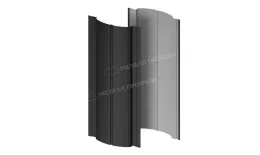 Штакетник металлический МЕТАЛЛ ПРОФИЛЬ Э-118-Т (VALORI-20-DarkGrey-0.5) купить в екатеринбурге